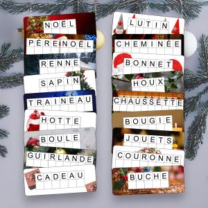 Cartes d'écriture : Noël