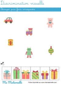 Grande section - Mathématiques : placer des gommettes