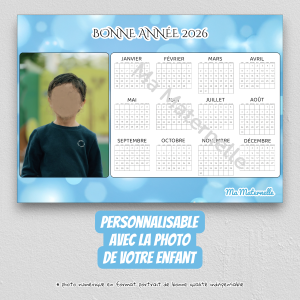 Calendrier 2026 personnalisé