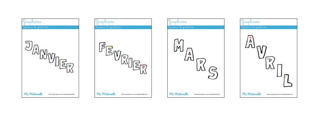 Blog - Du graphisme pour chaque mois de l’année