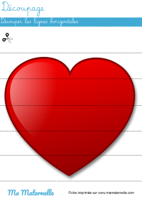 Grande section - Découpage : découper sur les pointillés