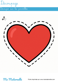 Grande section - Découpage : découper sur les pointillés