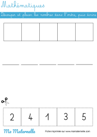 Grande section - Mathématiques : résoudre les problèmes