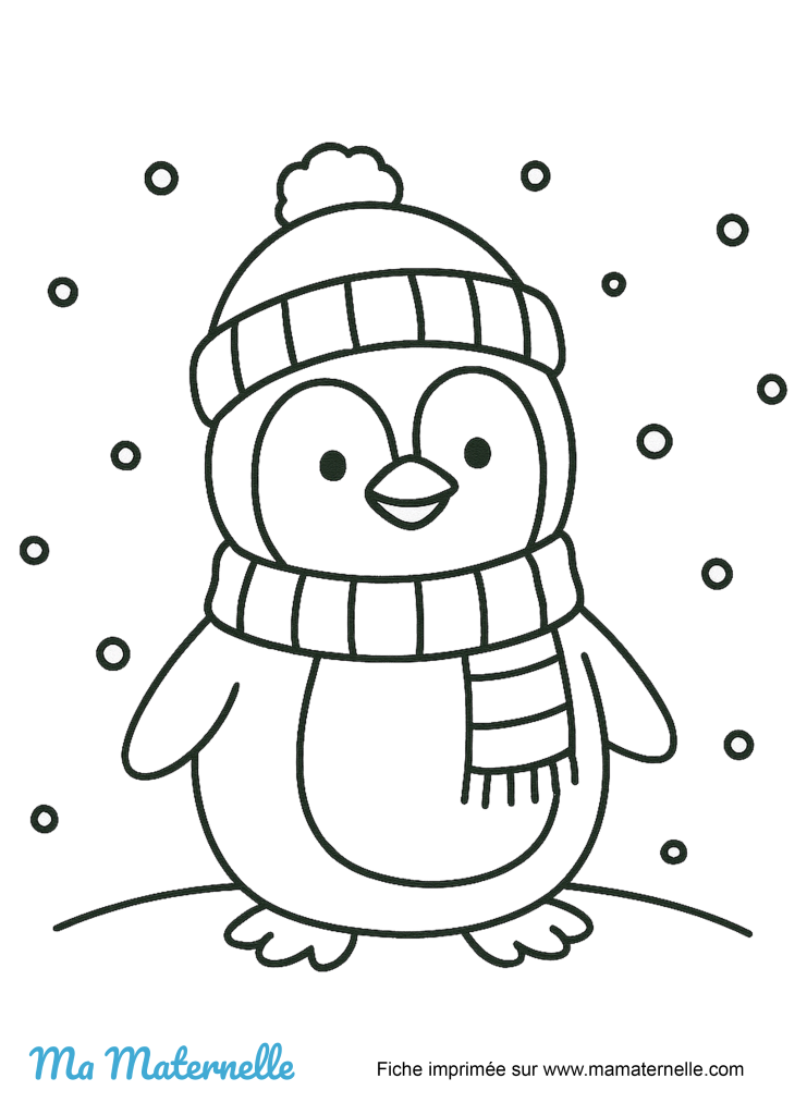 Activités - Coloriage : hiver
