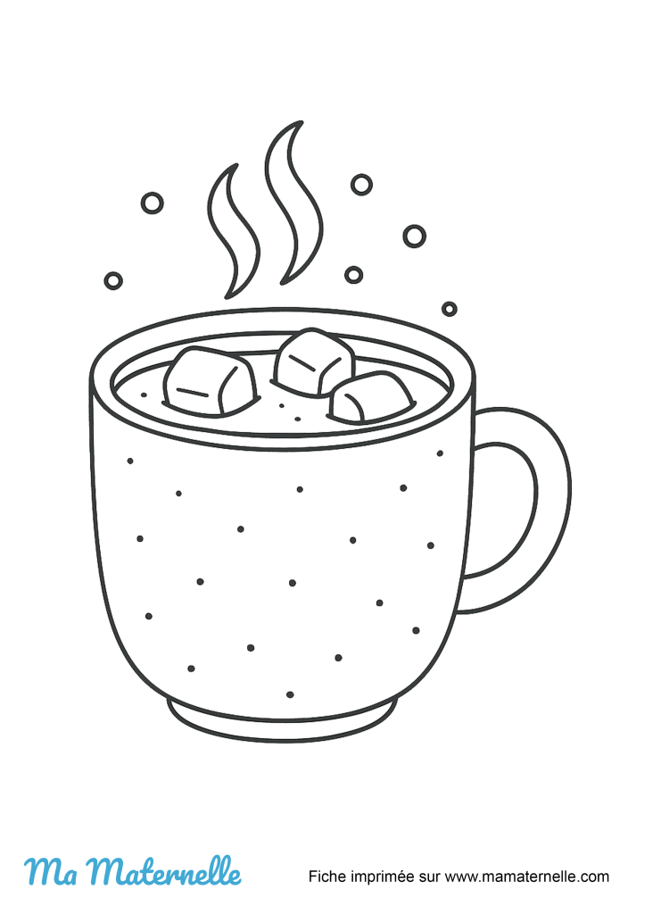 Activités - Coloriage : hiver