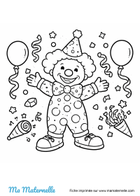 Activités - Coloriage carnaval