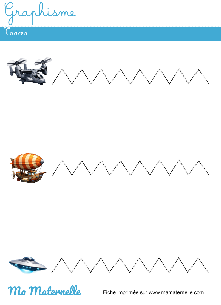 Grande section - Graphisme : tracer