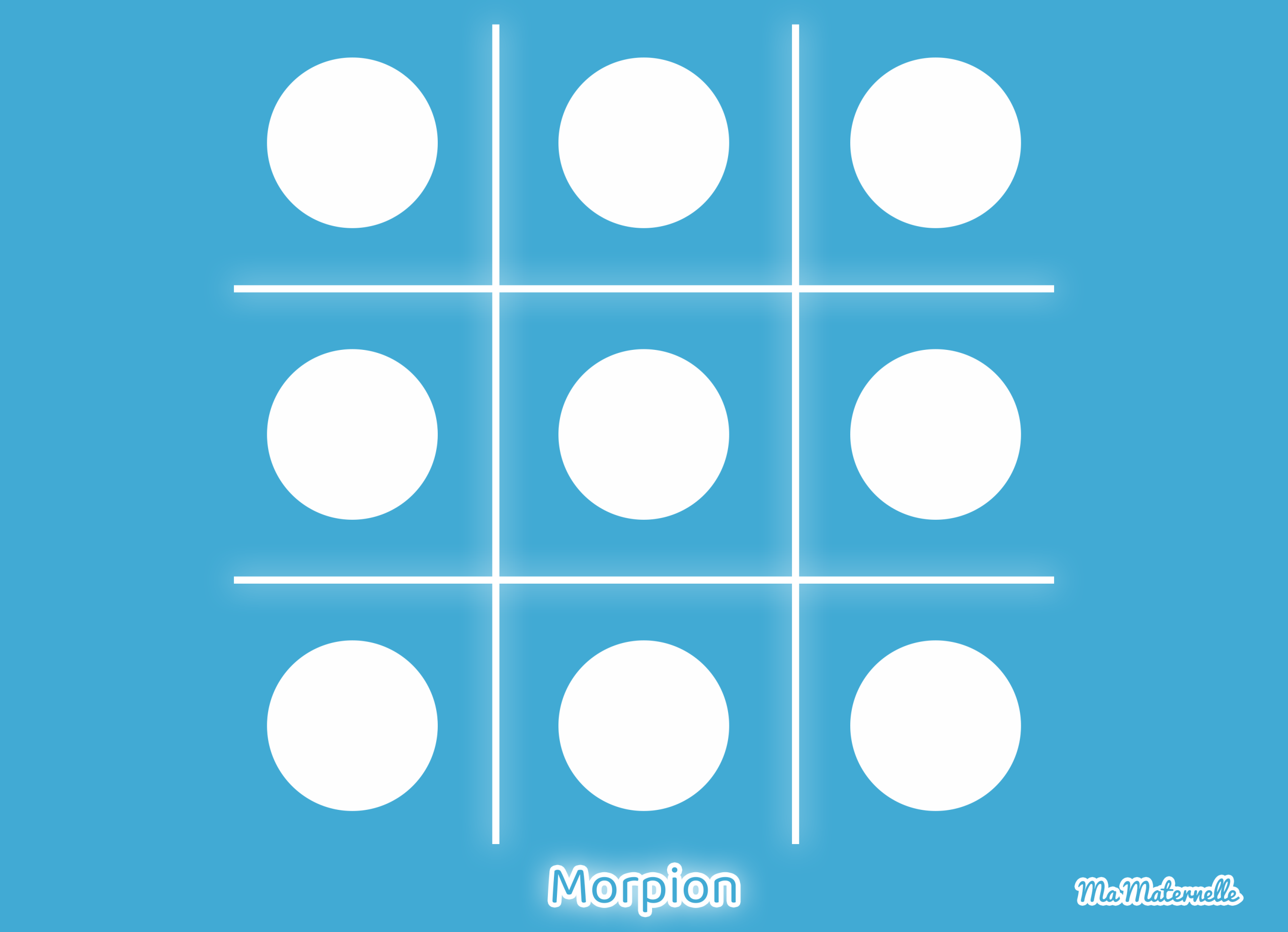 Jeu - Morpion - Ma Maternelle