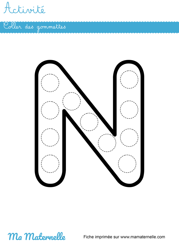 Activités - Activité : coller des gommettes