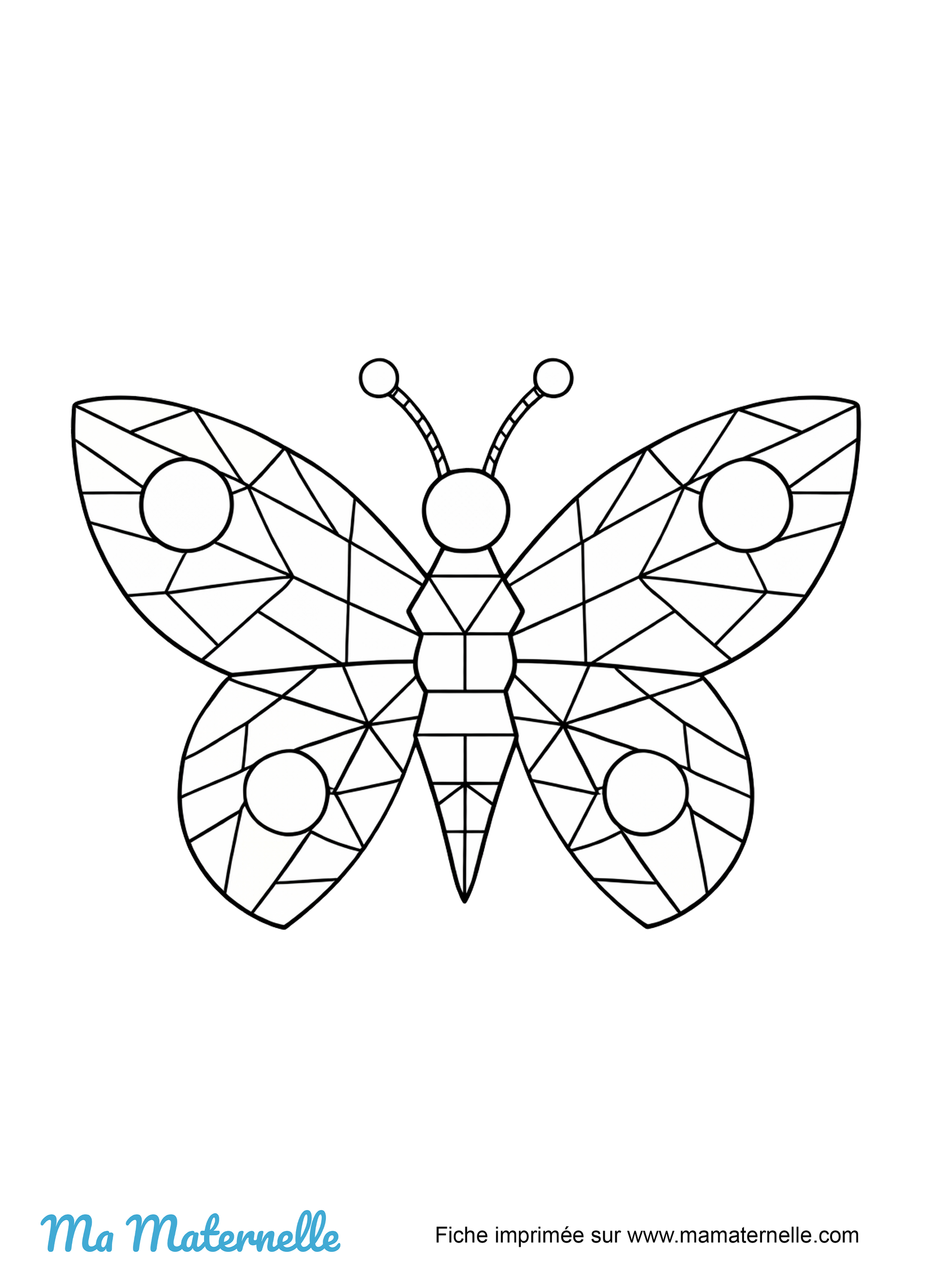 Activités - Coloriage : papillon