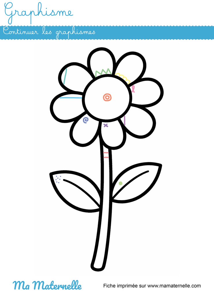 Grande section - Graphisme : continuer les graphismes