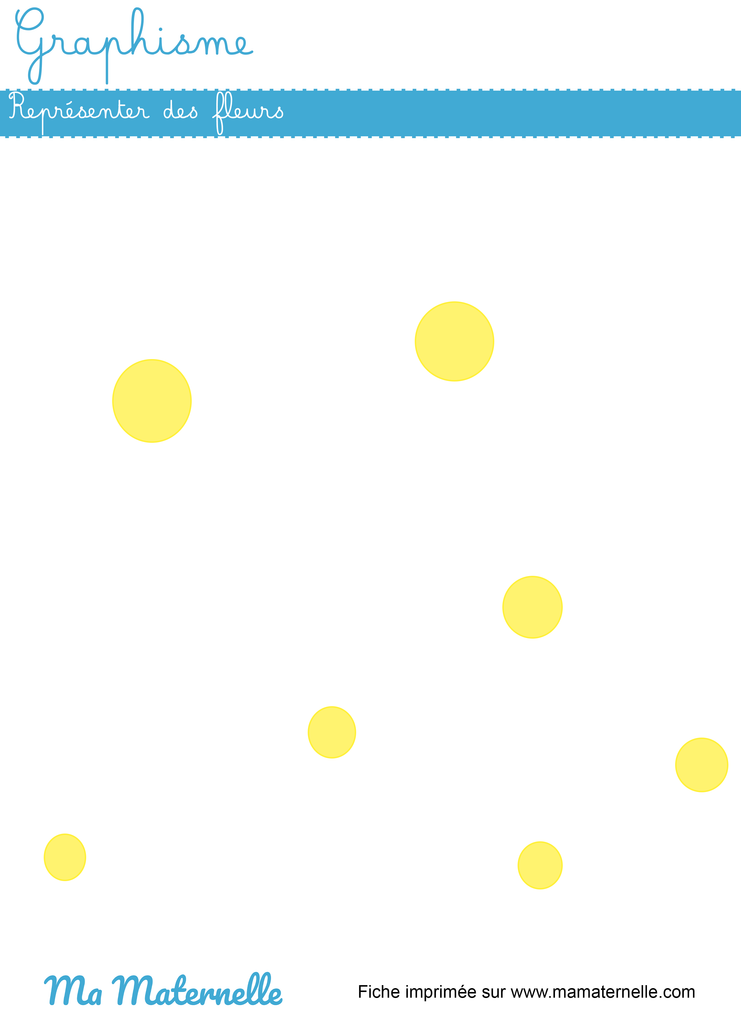 Grande section - Graphisme : représenter des fleurs