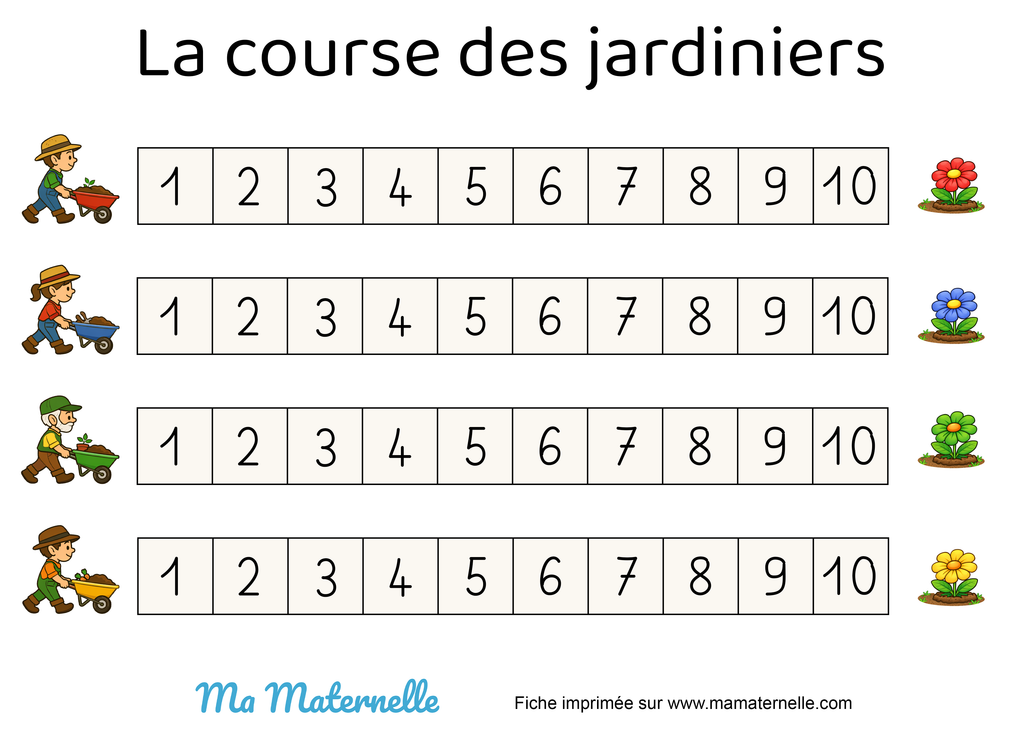 Activités - Jeu : la course des jardiniers