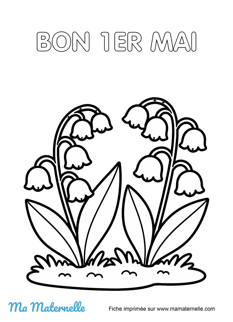 Activités - Coloriage : 1er mai