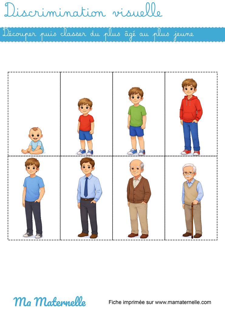 Grande section - Discrimination visuelle : classer