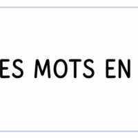 Fiche maternelle les mots en B affiche