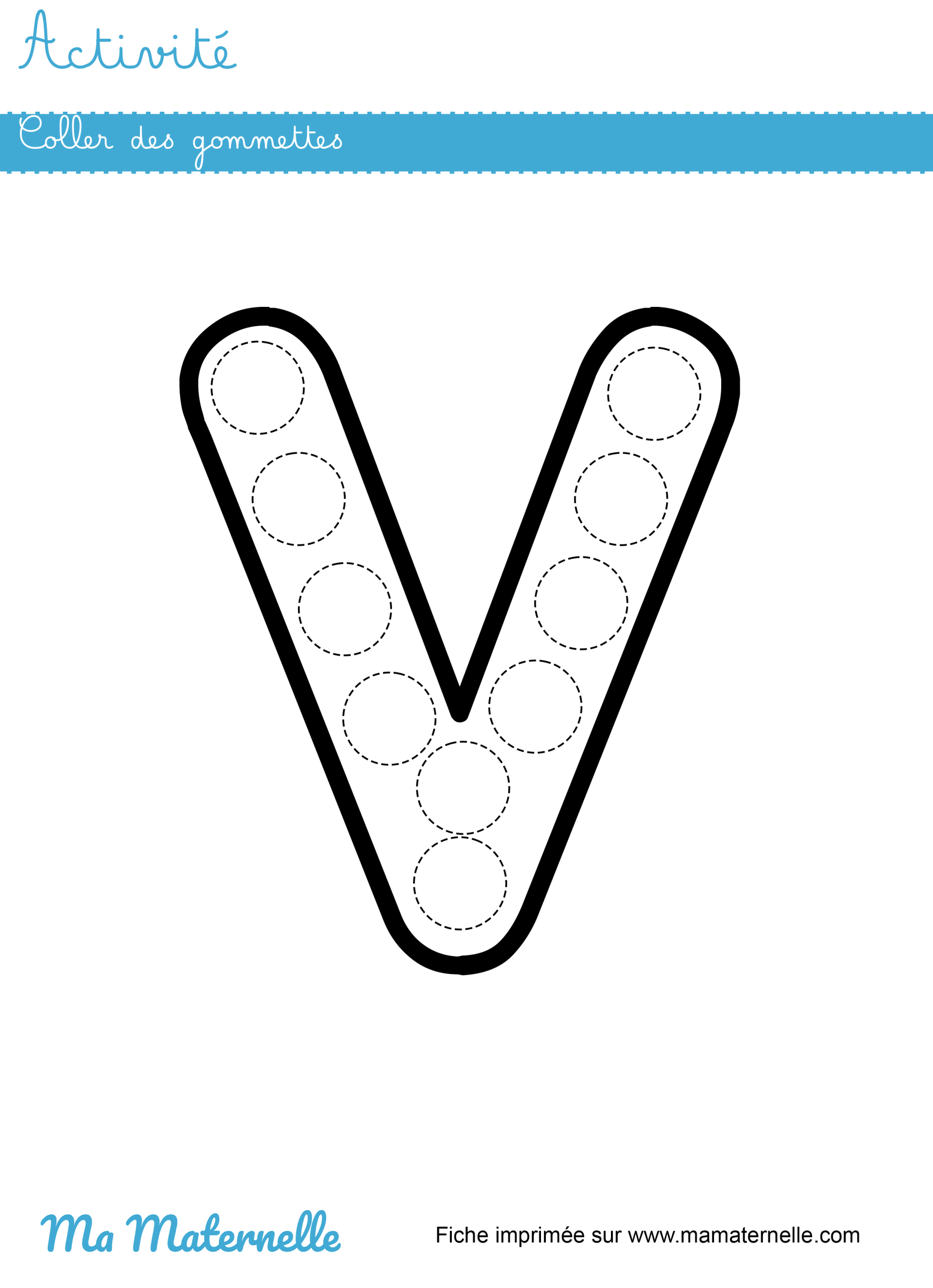 Activités - Activité : coller des gommettes