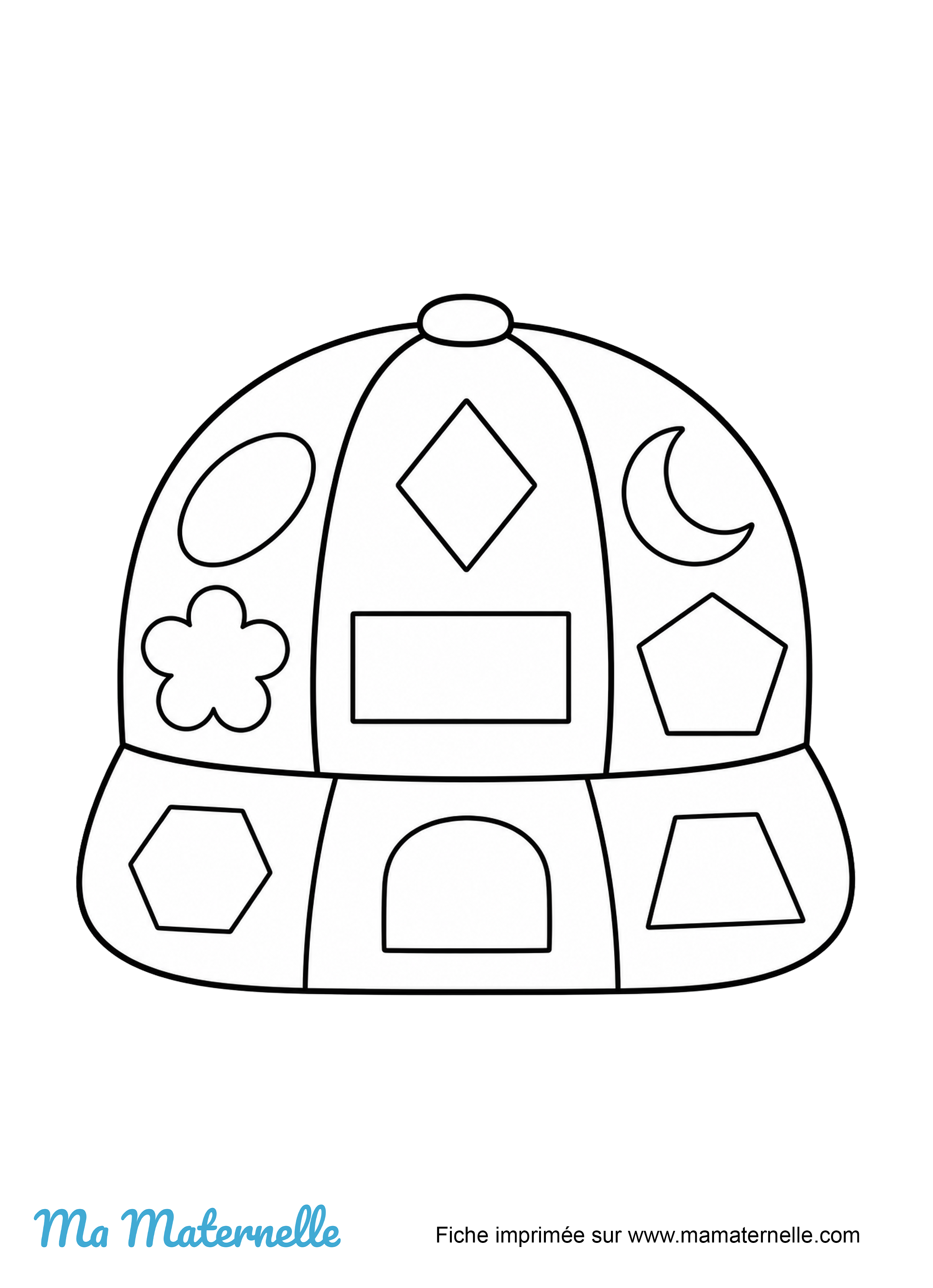 Activités - Activité : colorier la casquette