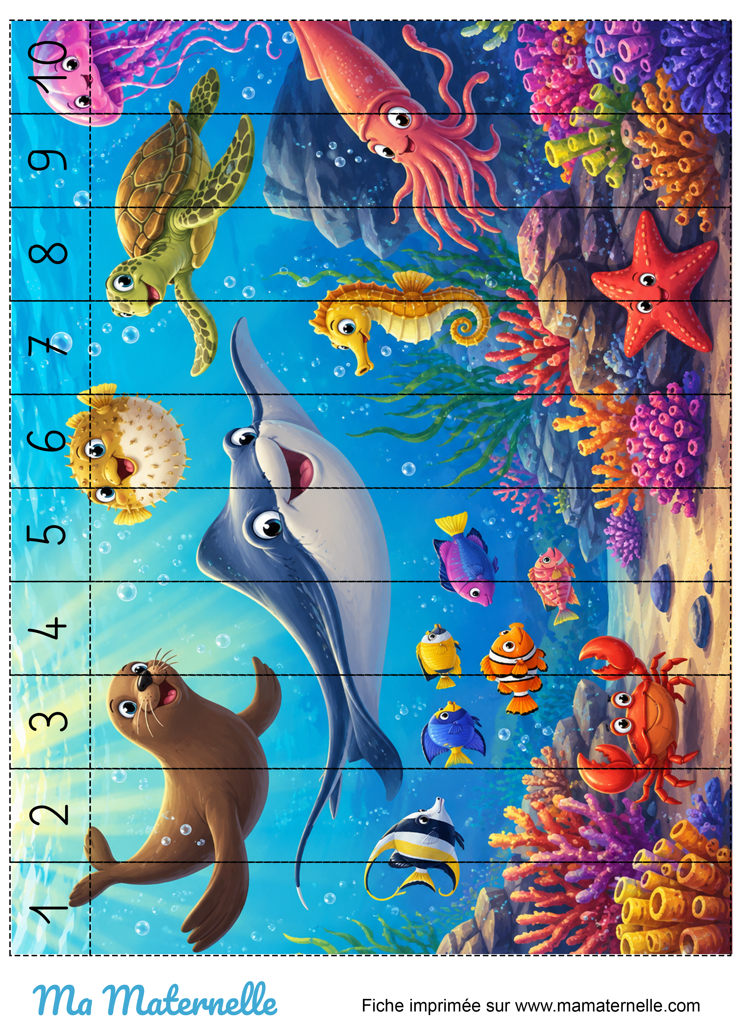 Activités - Activité : découper et reconstituer le puzzle