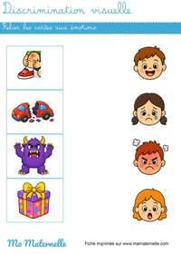 fiche maternelle emotions
