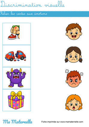 fiche maternelle emotions