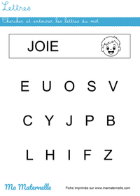 fiche maternelle