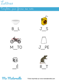 fiche maternelle