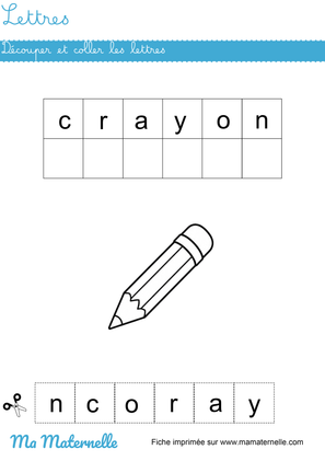 fiche maternelle