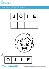 fiche maternelle émotion