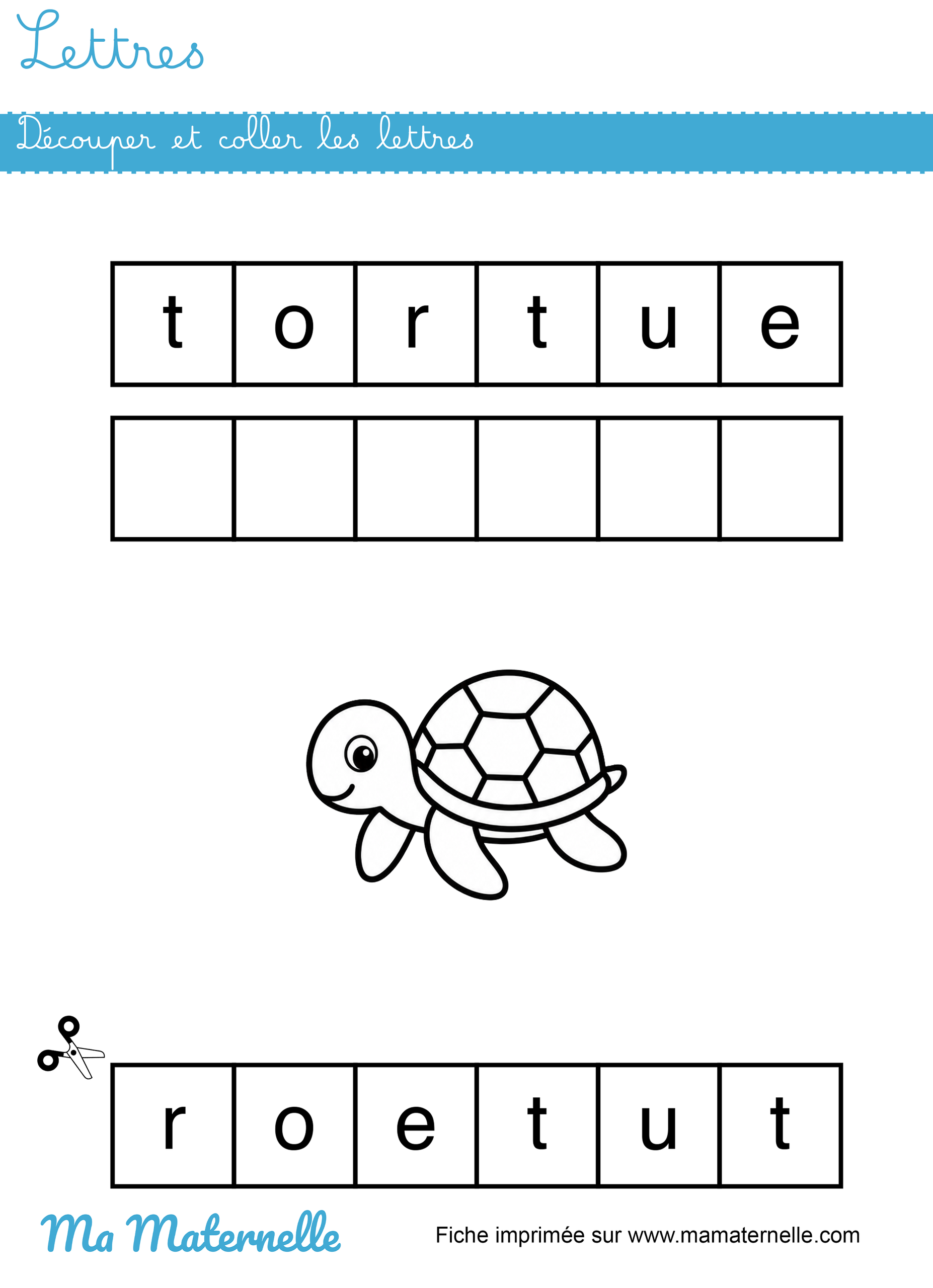 fiche maternelle