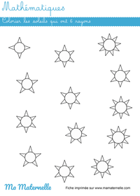 fiche math maternelle