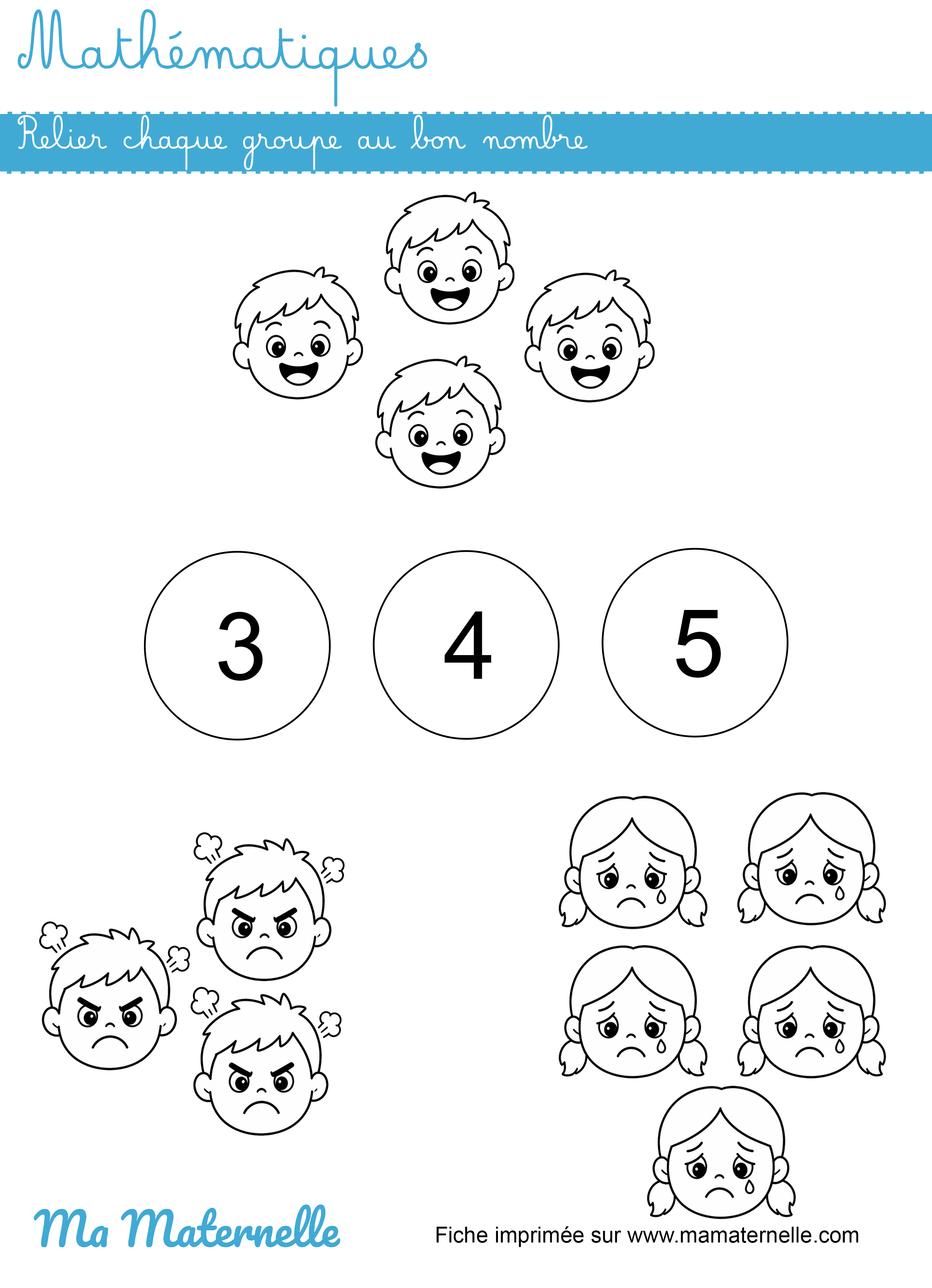 Moyenne section - Mathématiques : relier les groupes aux nombres