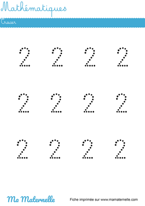 fiche maternelle chiffres
