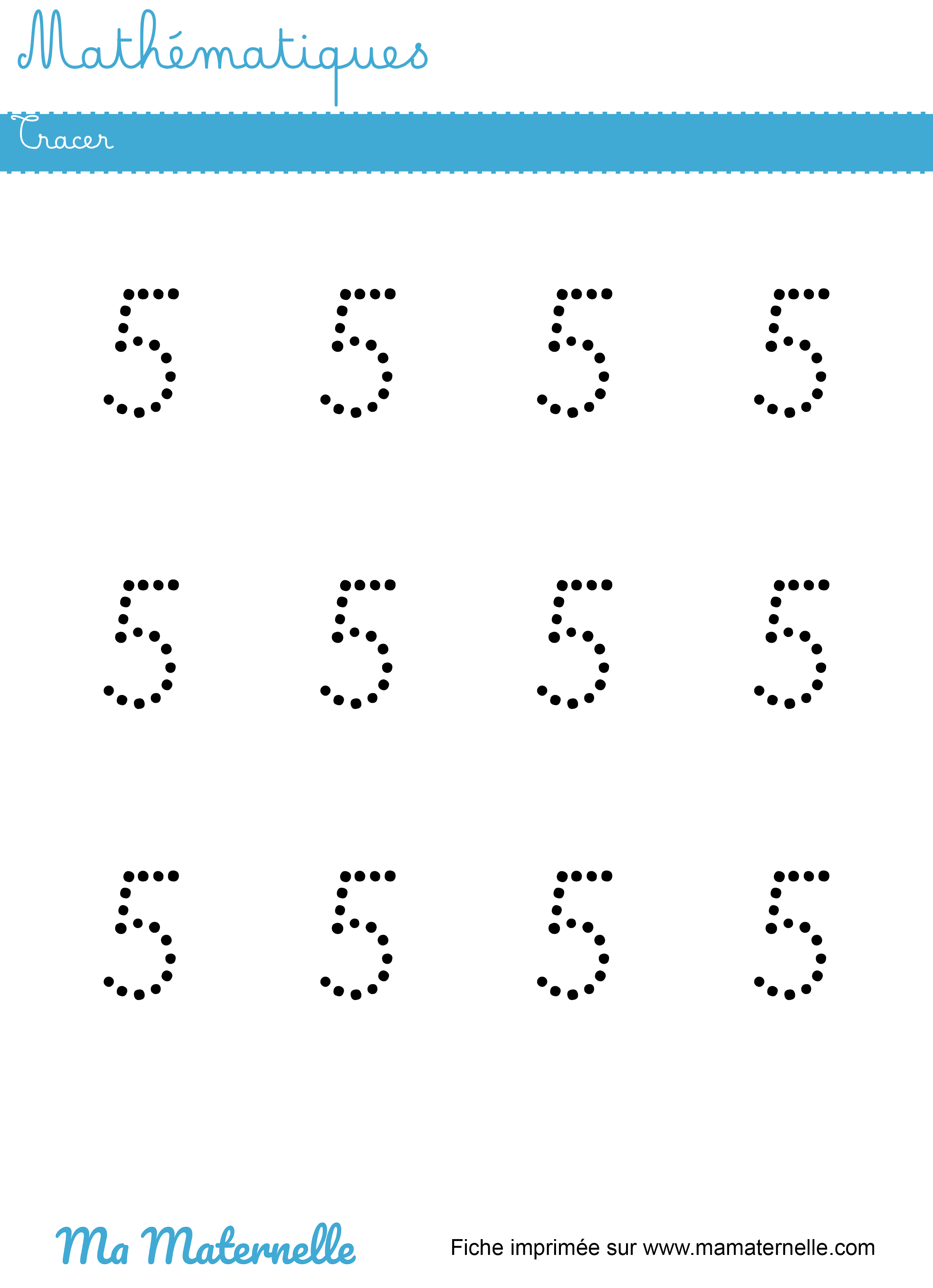 Moyenne section - Mathématiques : tracer