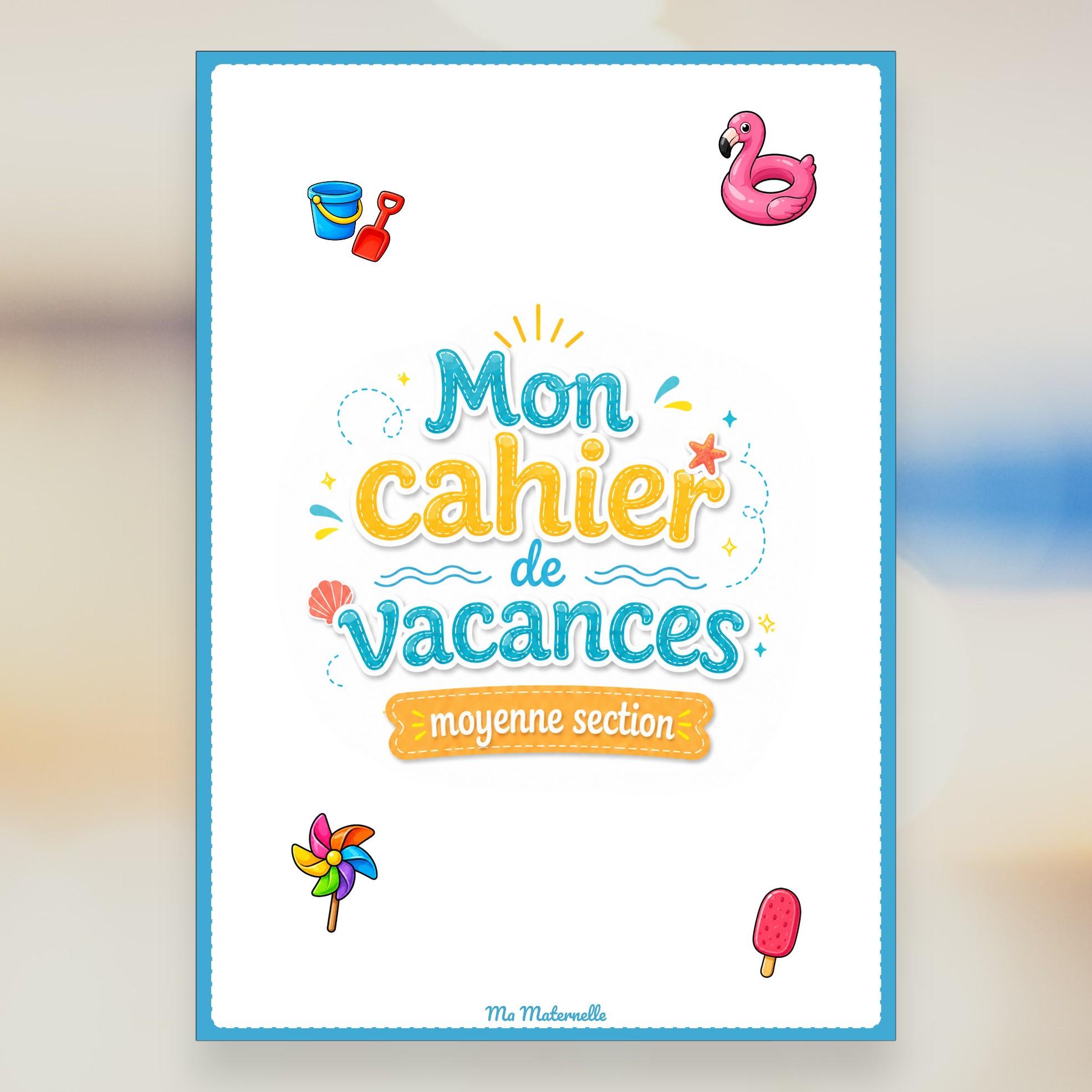 cahier de vacances à imprimer maternelle