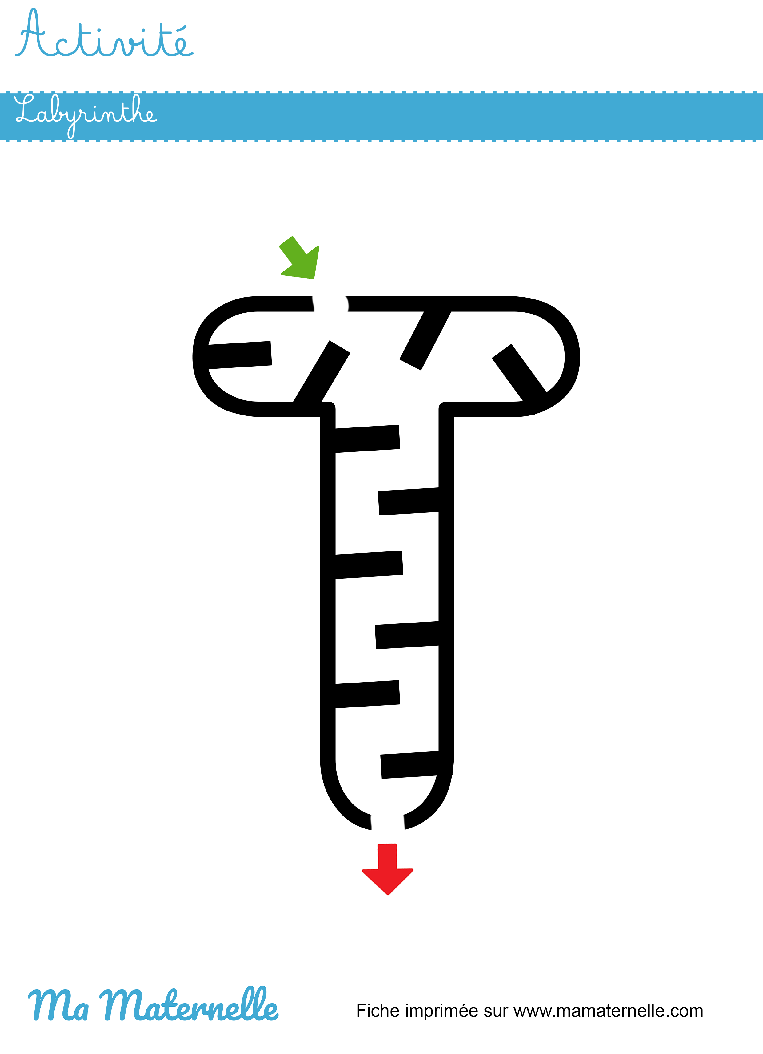 Activités - Activité : labyrinthe
