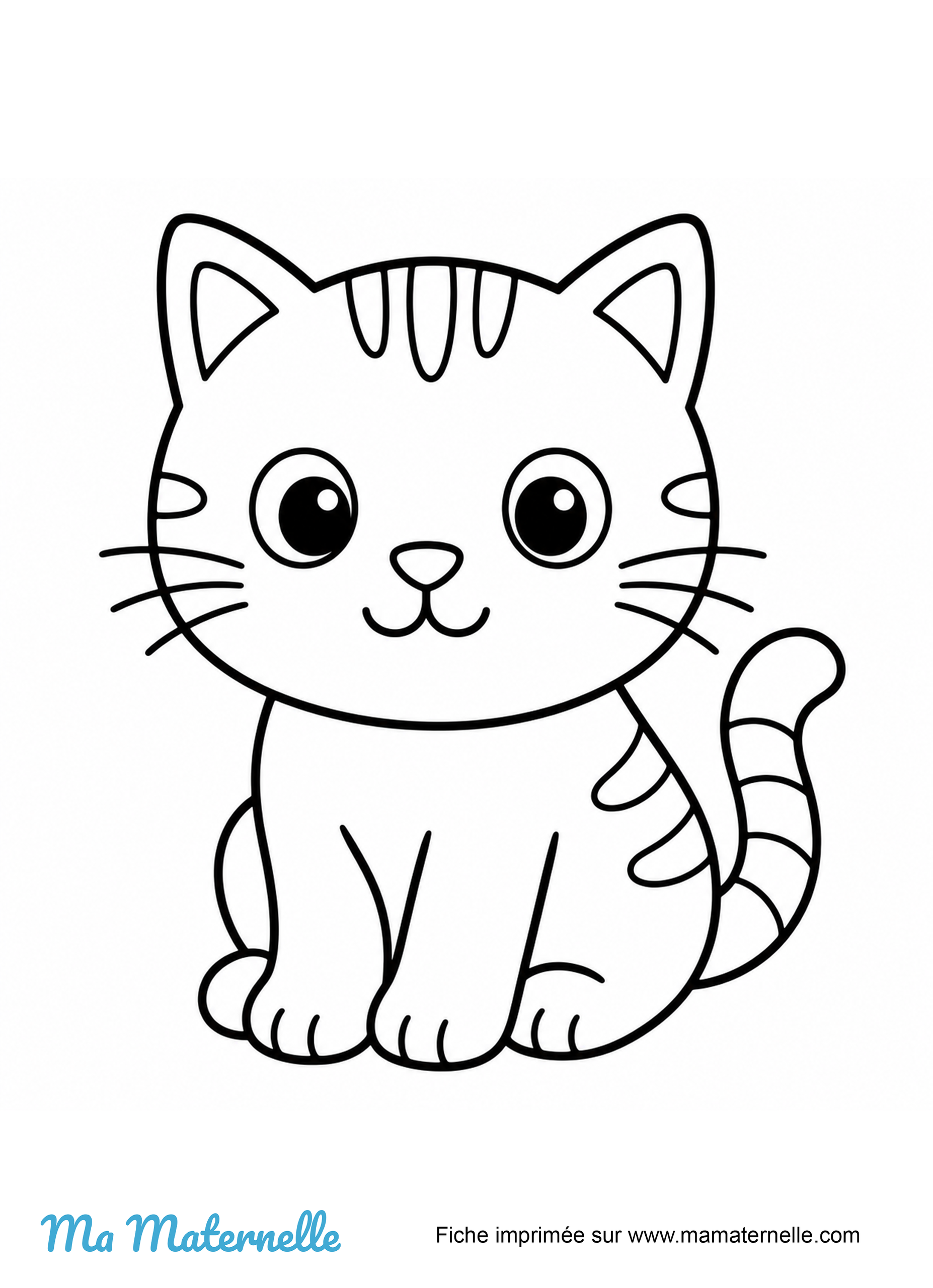 Activités - Coloriage : chat