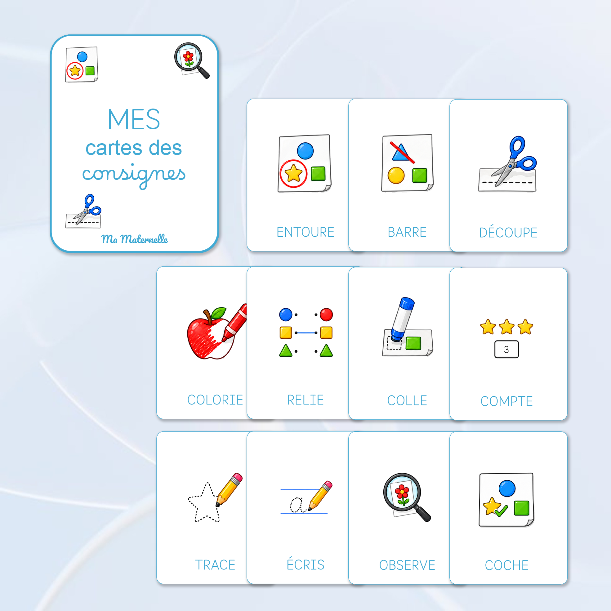 pictogramme consignes maternelle