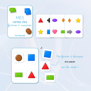 formes à associer cartes maternelle