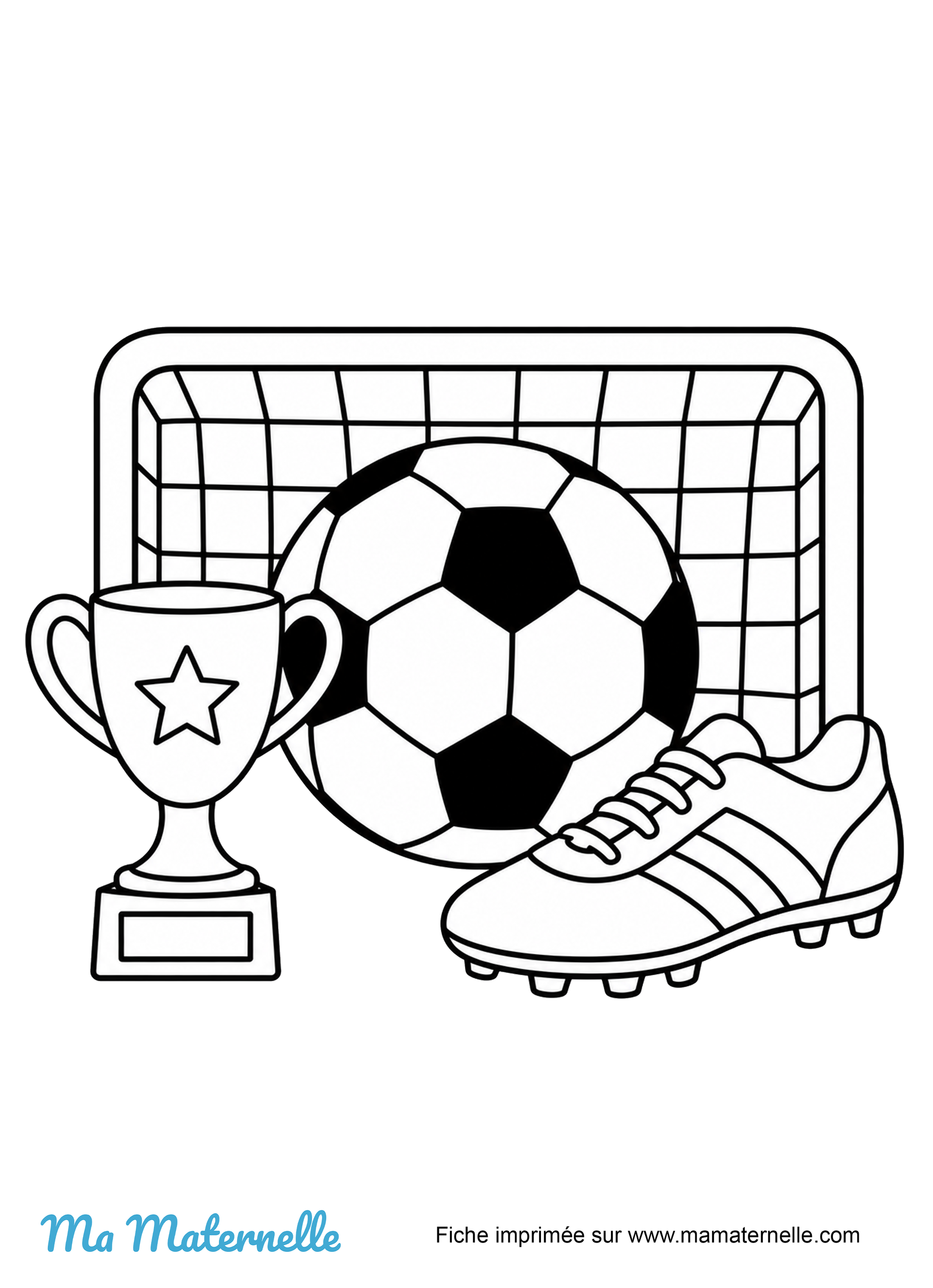 Activités - Coloriage : foot