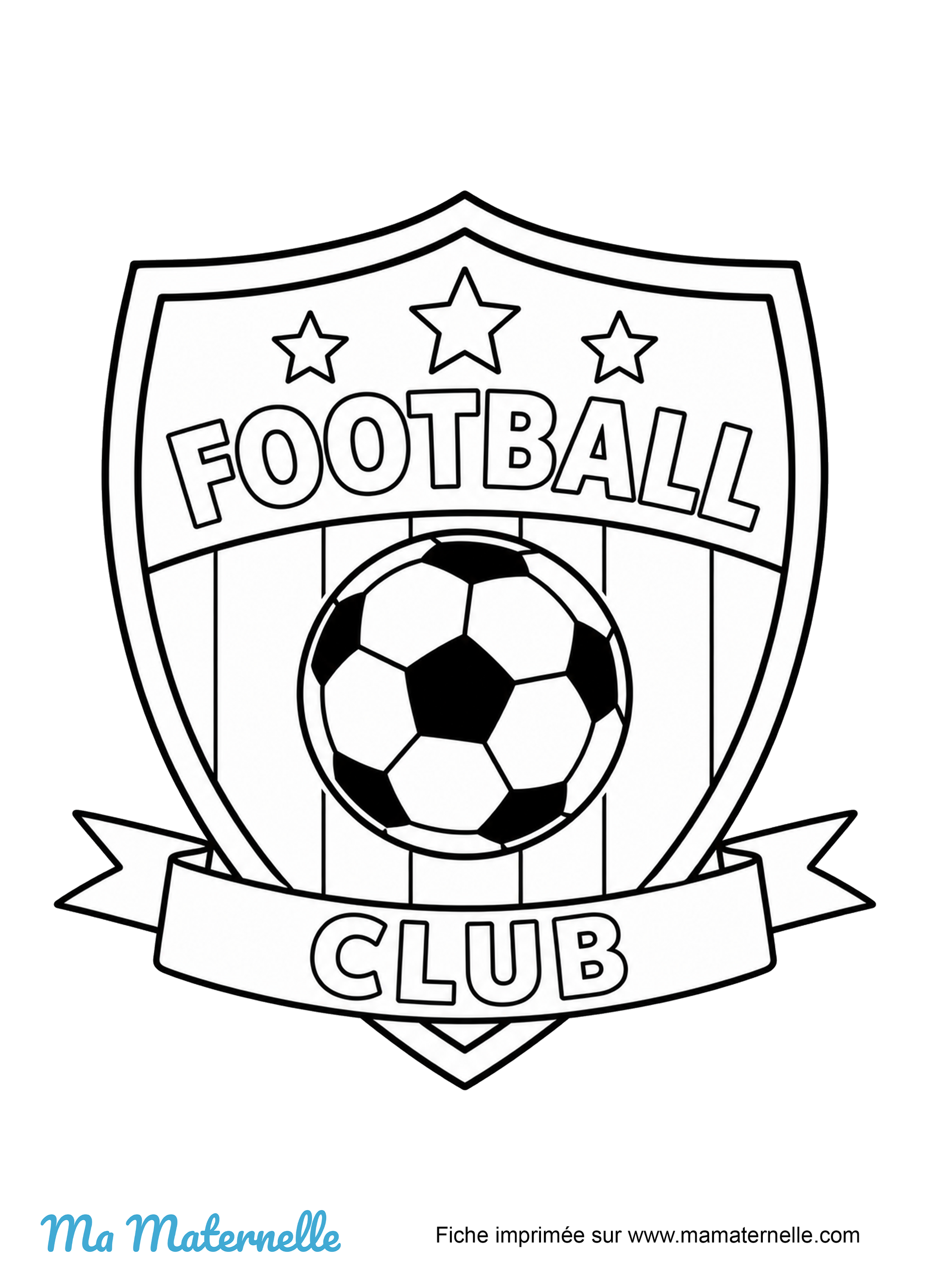 Activités - Coloriage : foot