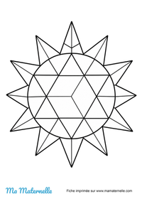 Activités - Coloriage : parasol été