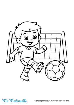 imprimer coloriage foot