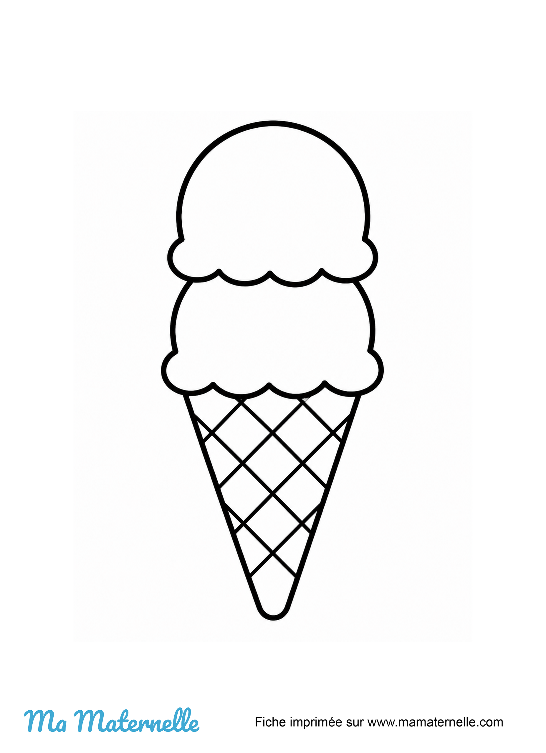 Activités - Coloriage : glace