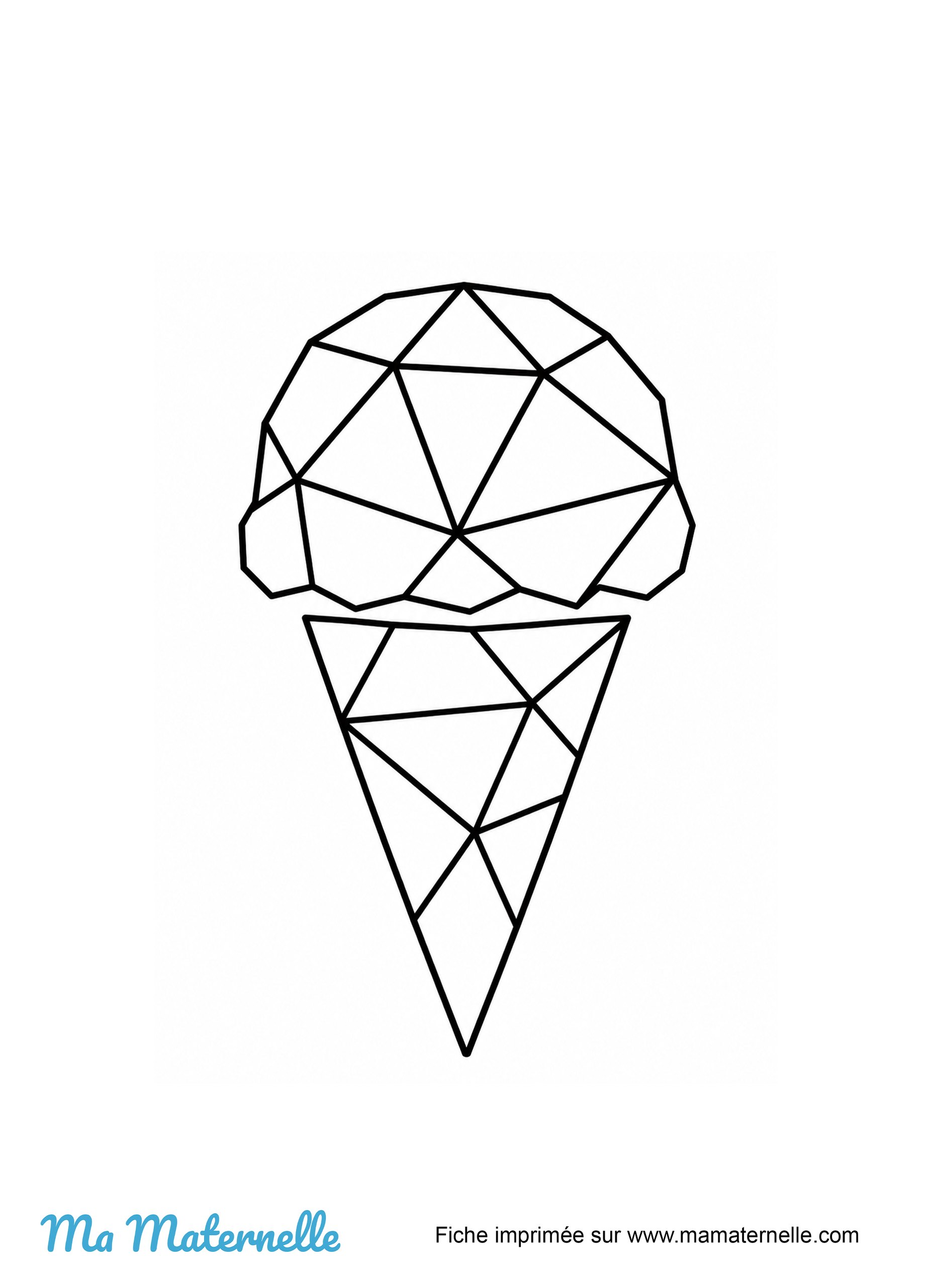 Activités - Coloriage : glace