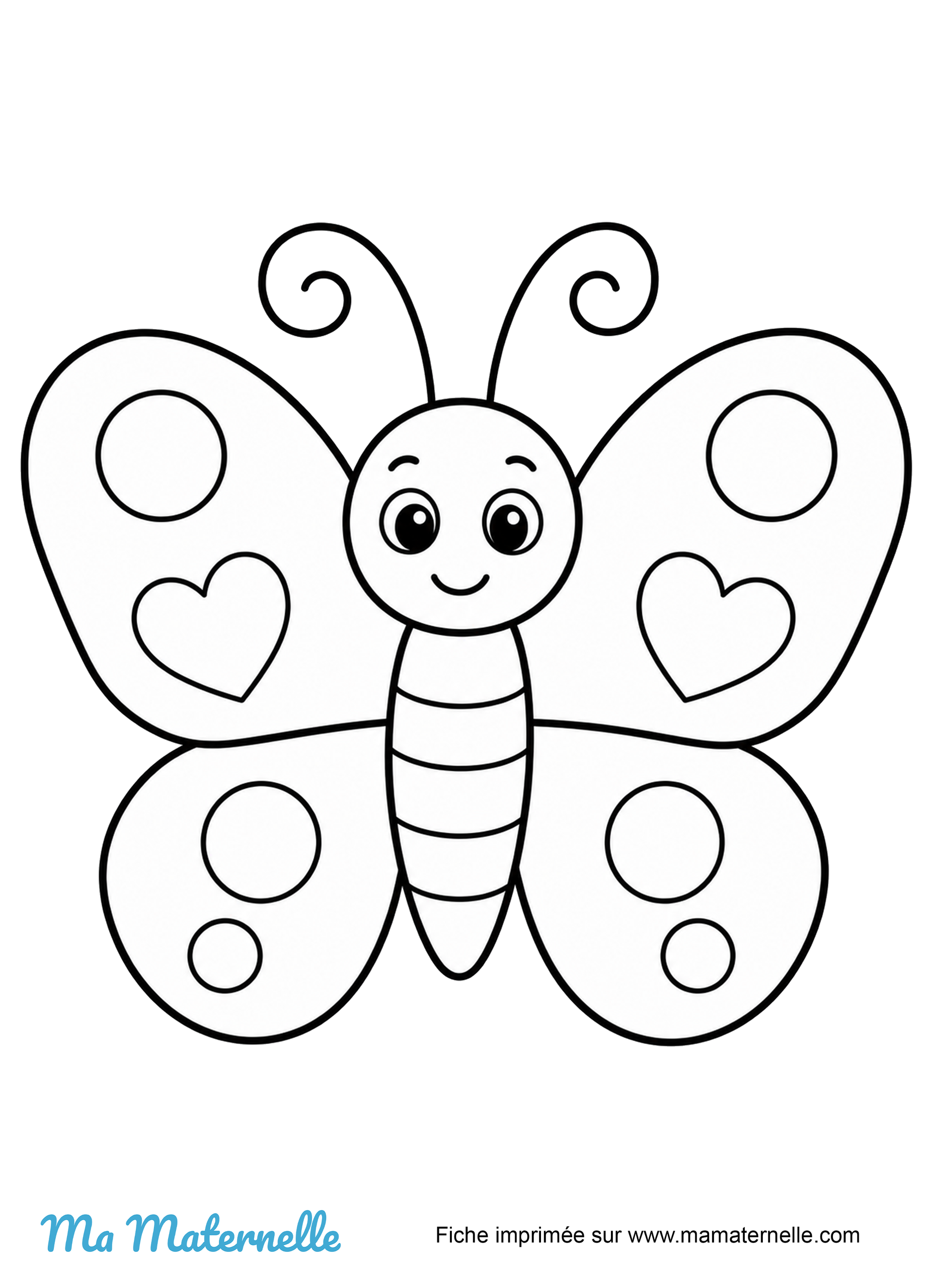 Activités - Coloriage : papillon