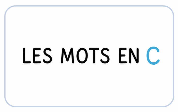 idées de mots en c maternelle