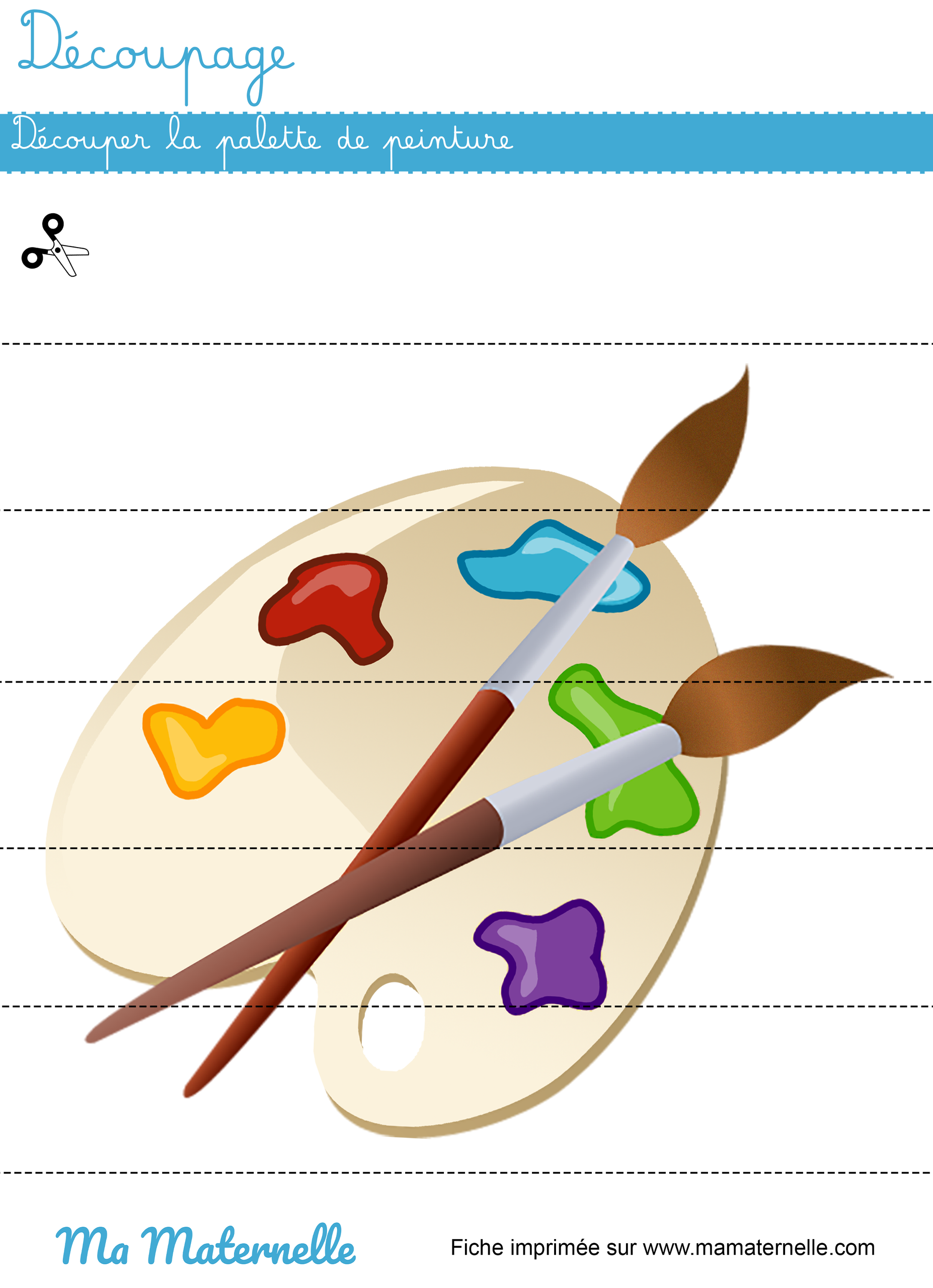 Moyenne section - Découpage : découper l&rsquo;image de la palette
