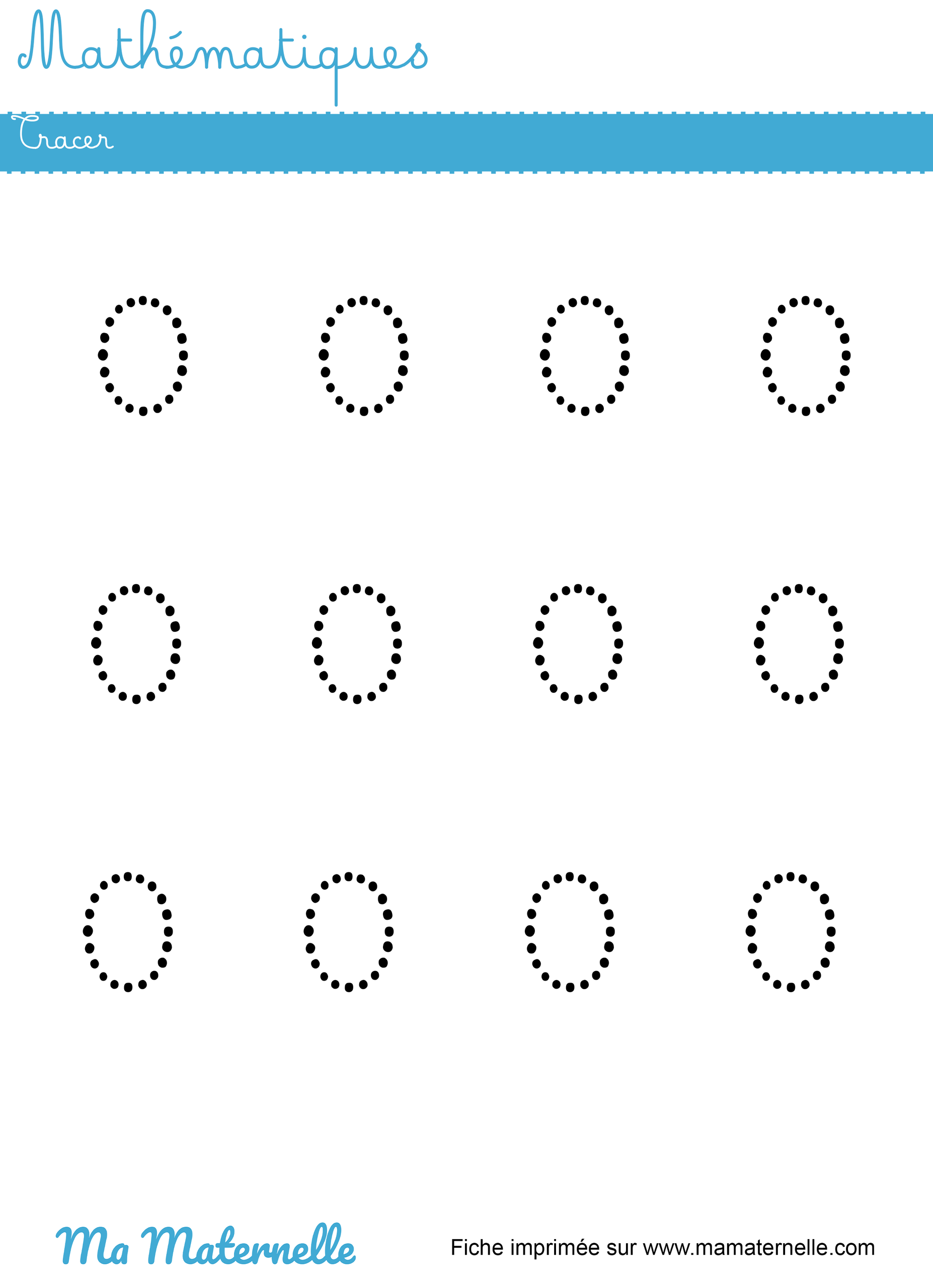 Moyenne section - Mathématiques : tracer