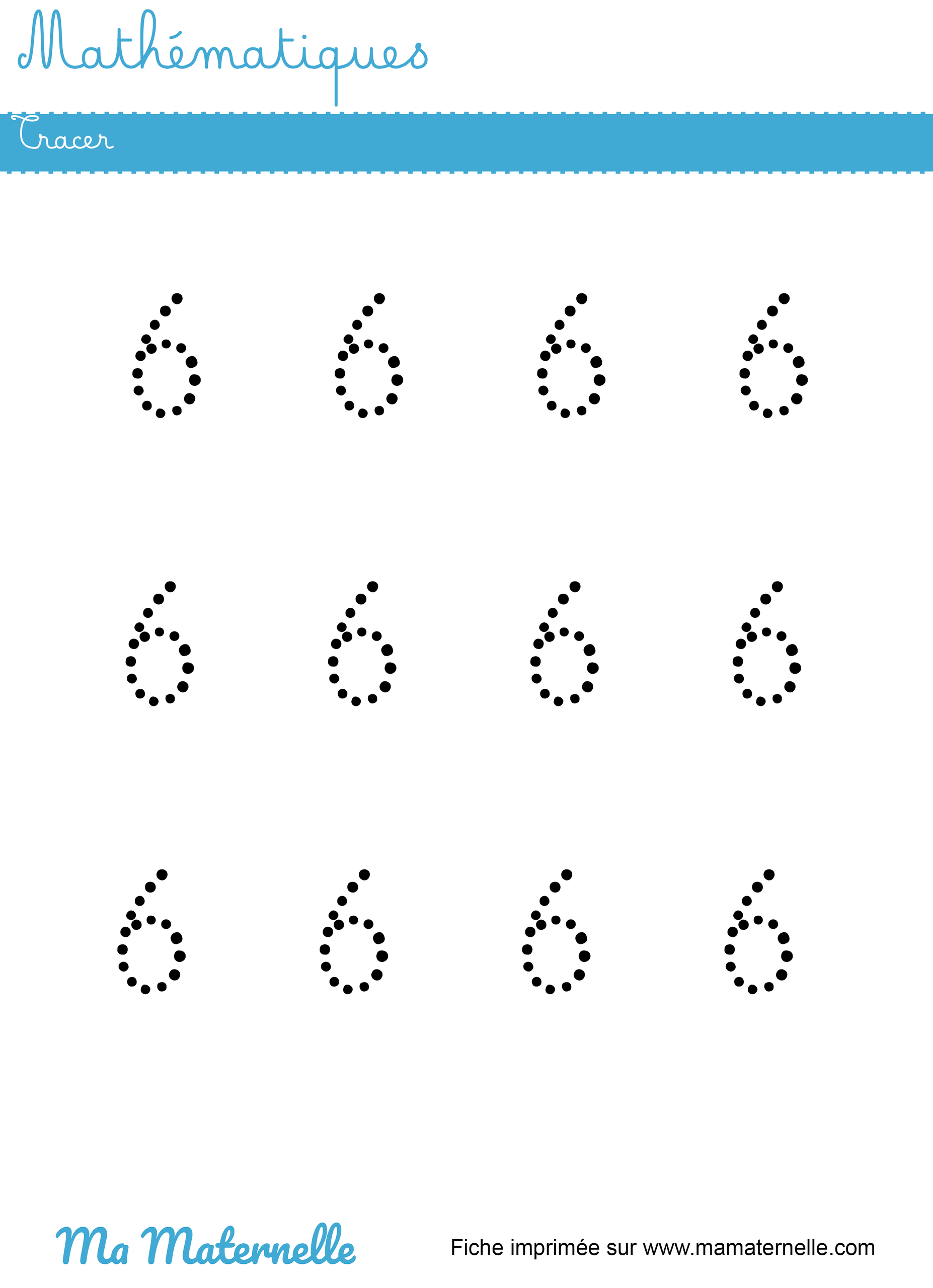 Moyenne section - Mathématiques : tracer